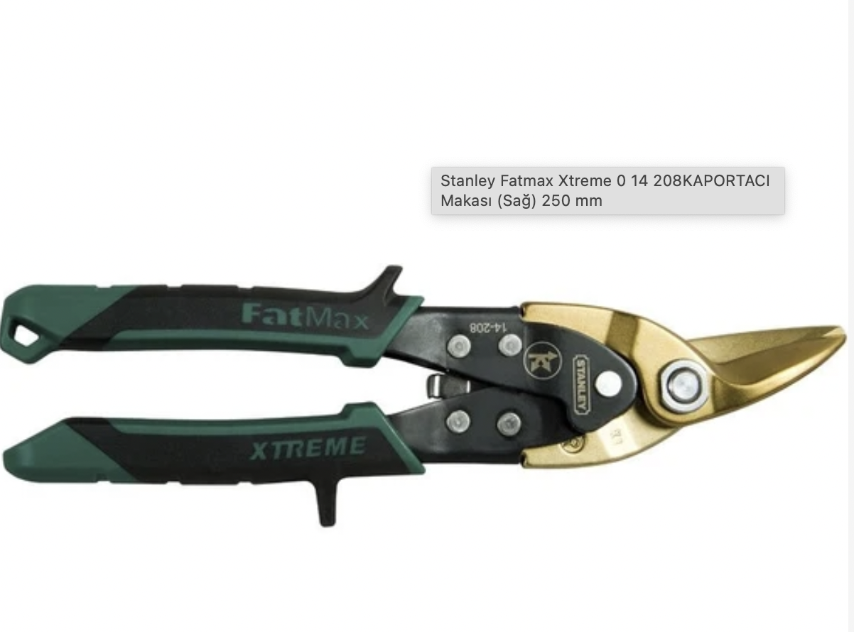Stanley Fatmax Xtreme 0-14-208 KAPORTACI Makası (Sağ) 250 mm