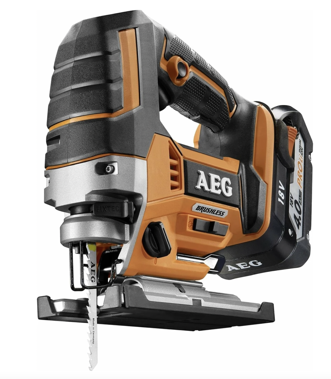 Aeg BST 18BLX LI-402C Çift Akülü Kömürsüz Motor Dekupaj (Lithium ion 18 V;4,0 Ah)
