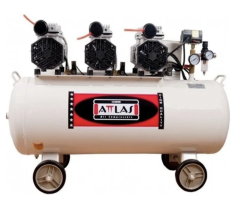 Attlas SK20100 Sessiz Yağsız Monofaze Kompresör 100 Lt