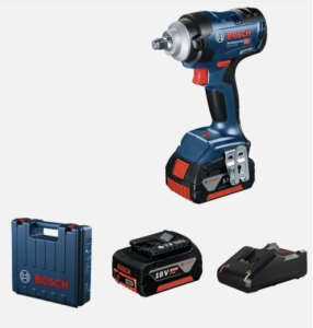 Bosch GDS 18V-400 Çift Akülü Darbeli Somun Sıkma Makinesi