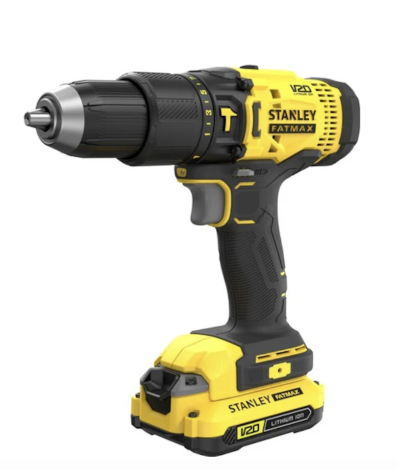 Stanley Fatmax SCD711C2K 18V 1.5AH V20 Li-Ion Çift Akülü Darbeli Matkap
