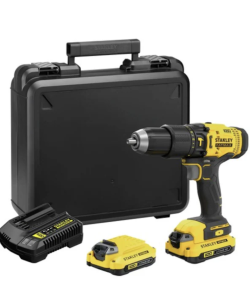 Stanley Fatmax SCD711C2K 18V 1.5AH V20 Li-Ion Çift Akülü Darbeli Matkap