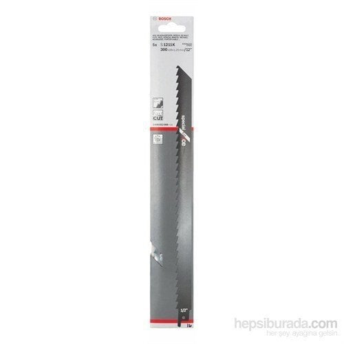 Bosch - Tilki Kuyruğu Bıçağı S 1211 K - Buz ve Kemik Kesme - 5'Li Paket