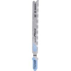 Bosch - T 121 Gf Dekupaj Testeresi Bıçağı - 3'lü Paket Hızlı Kesim Serisi Metal Için